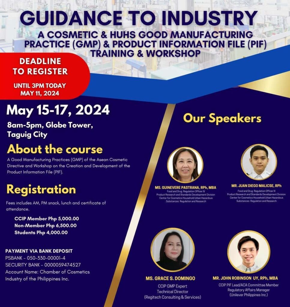 GMP & FIP Training Workshop